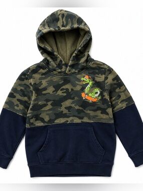 🟢3/$15 OLD NAVY Camouflage Snake 🐍 Hoodie